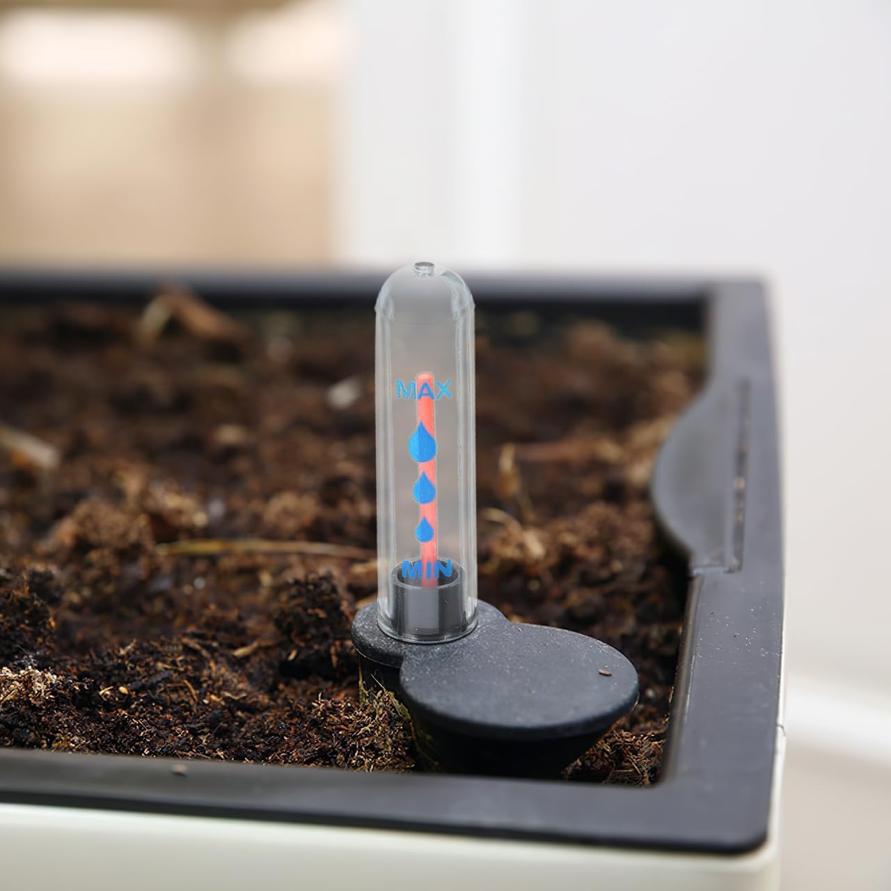 DOITOOL Plant Water Level Indicator for Flower Pots 4Pcs Water Shortage Reminder Gauge Floating Moisture Meter 8.97 Inch Durable Soil Moisture Monitor for Indoor Outdoor Plants