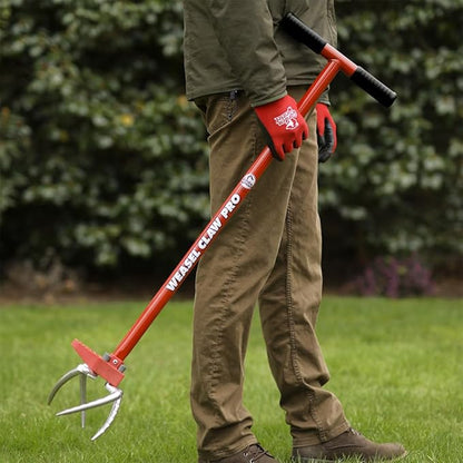 Garden Weasel Claw Pro – Black Grip | 3-in-1 Twist Tiller, Cultivator, Weed Puller & Soil Loosener | Gardening Hand Tool | 91336-A