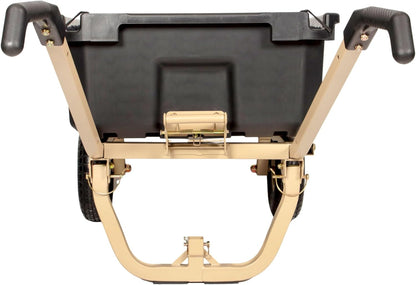 Heavy-Duty Garden Cart on Wheels – 7 Cu. Ft. 2-in-1 Utility Wagon & Wheelbarrow, Push or Tow Design, 1200 lb. Capacity, All-Terrain Utility Cart with 13" No-Flat Wheels