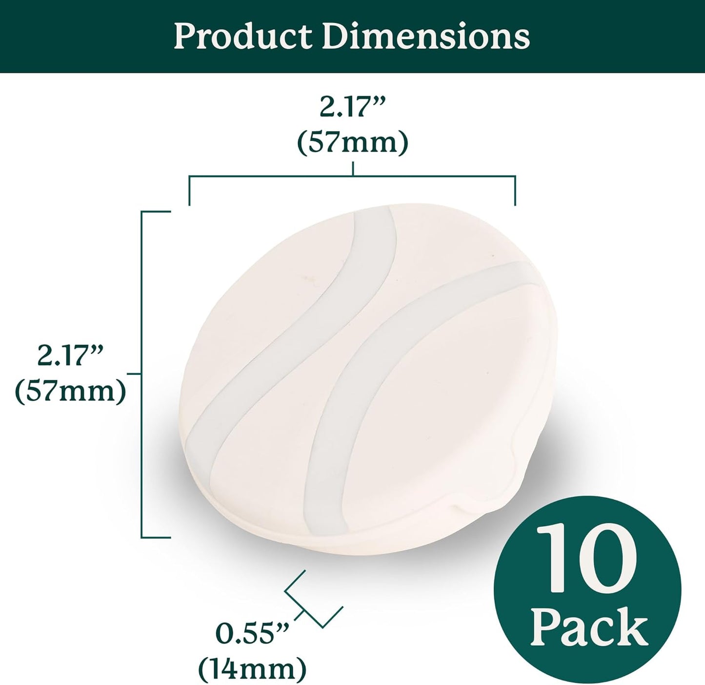 Gardyn Caps for Your Gardyn Hydroponics Growing System & Indoor Garden - Perfect Solution for a Cleaner & More Beautiful Garden - Must-Have for Growing Fewer Than 30 Plants at a Time - 10 Pack, White