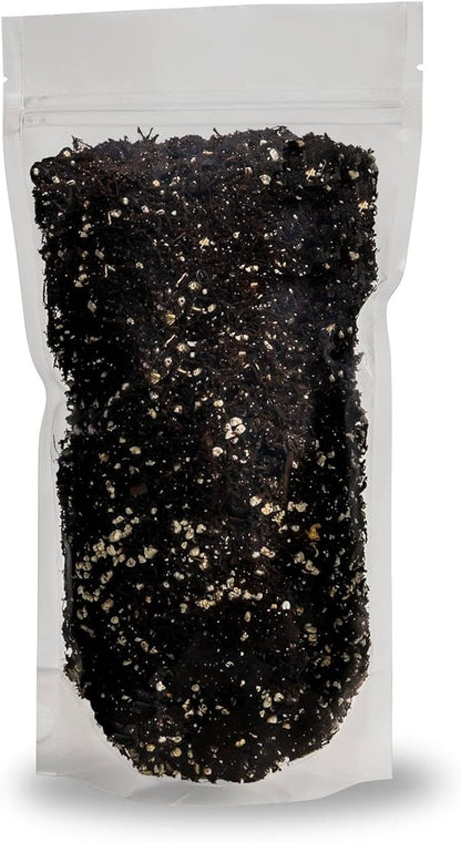 Gardenera Indoor Herb Planters Soil - Specially Blended Soil for Planting and Growing Kitchen Herbs - 1 Quart Bag