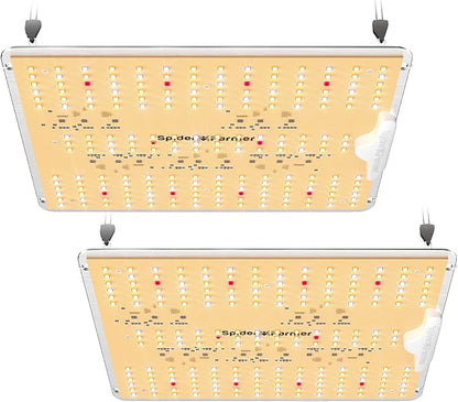 Spider Farmer 2025 New SF1000D 2Pack LED Grow Light with Samsung LM301B Diodes Deeper Penetration & IR Lights Full Spectrum Growing Lamps for Indoor Plants Seedlings Vegetables Flowers 2x4 Grow Tent