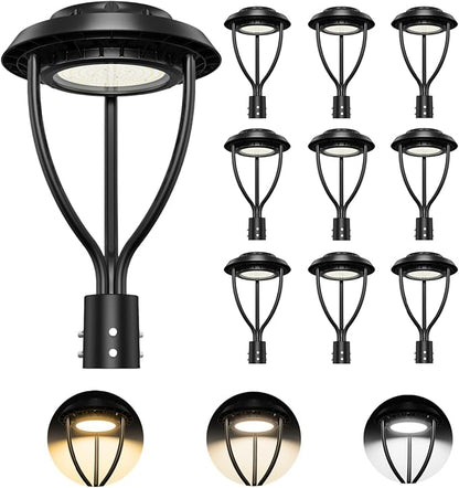 Outdoor LED Post Top Light (Tunable CCT, 80 Watt-10Pack)