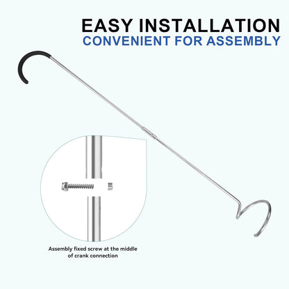 SQUEEZE master Compost Aerator-Compost Turner and Mixing Tool-Compost Aeration Tool
