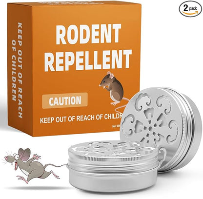 Pest Repellent, Rodent Repellent for Car Engines, Mouse Repellents for Car, RV Mice Repellant, Keep Rodents Out of Car/House, Cars Mouse Repellent Under Hood-2P