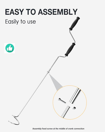 SQUEEZE master Compost Aerator-Compost Turner and Mixing Tool-Compost Aeration Tool
