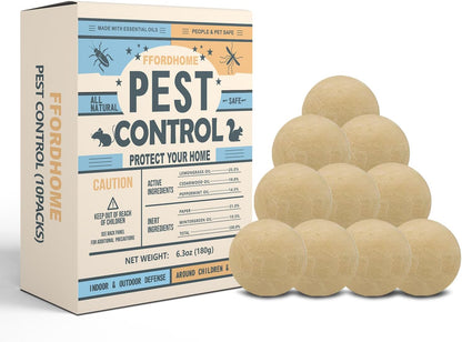 Pest Control Pouches, Rodent Repellent, Mouse Repellents, Peppermint Oil Mice Repellent, Rat Deterrent, Repel Rodents(10Pack)…