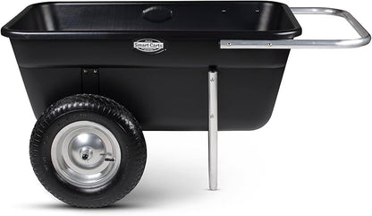 Smart Carts Premium Yard Cart - Strong, Lightweight, and Perfectly Balanced (16" Air Filled Wheels)