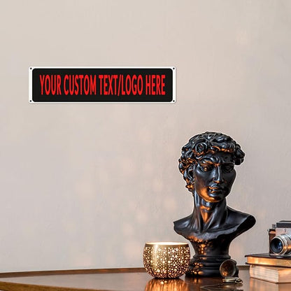 Custom Sign Personalized Custom Metal Sign, Customize For Office, Business, Workplace, Office, Home, Delivery Signs 4x16