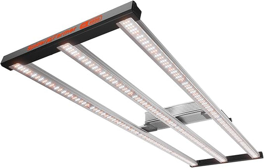 Spider Farmer SE4500 320W LED Grow Lights, Samsung LM301H EVO Diodes, 2025 Upgraded Remote App Control, 2X4ft Coverage Full Spectrum Dimmable Bar Style Growing Lamp for Indoor Plants