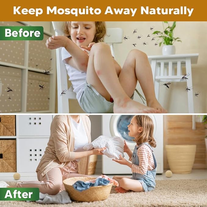 Mosquito Repellent Outdoor Patio, Mosquitoes Deterrent for Yard, Mosquito Repellent Ball, Indoor Mosquito Control, Keep Mosquito Away, Repellant Mosquito for Room-12P