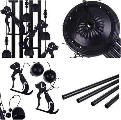 Dog and Cat Wind Chimes Decor, Mobile Blessing Wind Bells Decorate, Sympathy Wind Catcher, Memorial Gifts for Mom,Grandma,Woman,Dog Cat Lovers(Outside/Indoor/Home/Room/Porch/Yard/Garden Decoration)