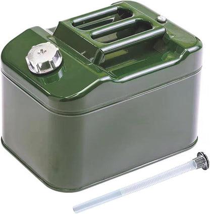 2.5 Gallon Metal Watering Can, with Flexible Spout and Pressure Release Valve, Square Design Safe and Stable, Watering Can for Garden, Water Container Camping (10L）