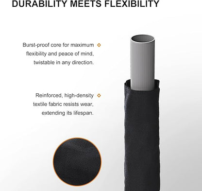 Garden Hose, Lightweight, Ultra Flexible, Durable, Kink-Free Garden Hose, RV, Marine and Camper Hose (75 FT)