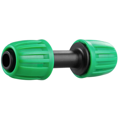 Drip Irrigation Fittings for 1/2 Inch Drip Tubing (1/2" ID x 0.65" OD)：1/2'' Drip Line Couplings Anti-drop Locked Nut Barbed Straight Coupling Connectors for Garden Irrigation System (12 Pack)