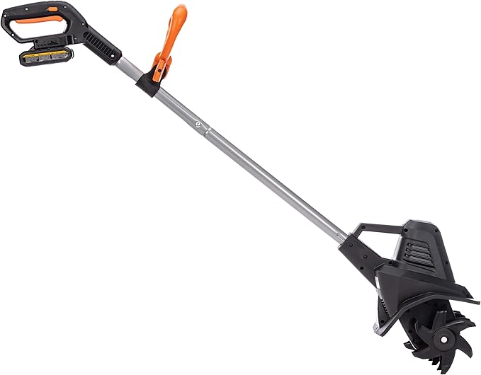 Scotts Outdoor Power Tools TC70020S 20-Volt 7.5-Inch Cordless Garden Tiller Cultivator, (2AH Battery & Fast Charger Included)