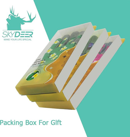 SKYDEER Premium Genuine Deerskin Suede Women's Gardening Gloves, Ultra-Soft Padded, Comfort Fit for Work (SD6611/L)