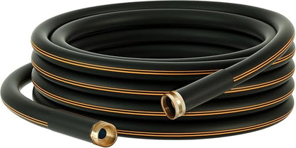 Atlantic Heavy Duty Garden Hose 30 ft x 5/8 Inch Black Color Flexible Water Hose with Solid Brass Fittings (30 Feet)