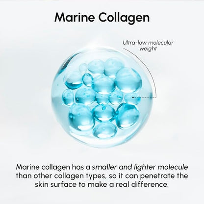 MAREE Collagen Acne Clearing Polishes - Toner Pads with Retinol - Minimizing Wrinkle Zero Pore Pads - Hydrating Toning Collagen Pad with Retinol & Centella Device - Anti Aging Brightening Wipes