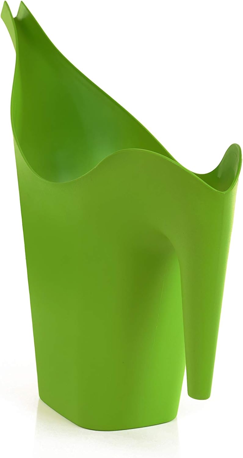 Mintra 1/2 Gallon Plant Watering Can, Indoor Outdoor Water Can for Plants, Long Spout Plastic Water Pitcher for Watering Flower Succulent, Durable and Lightweight, 2L/68 oz, 1 Pack, Lime Green