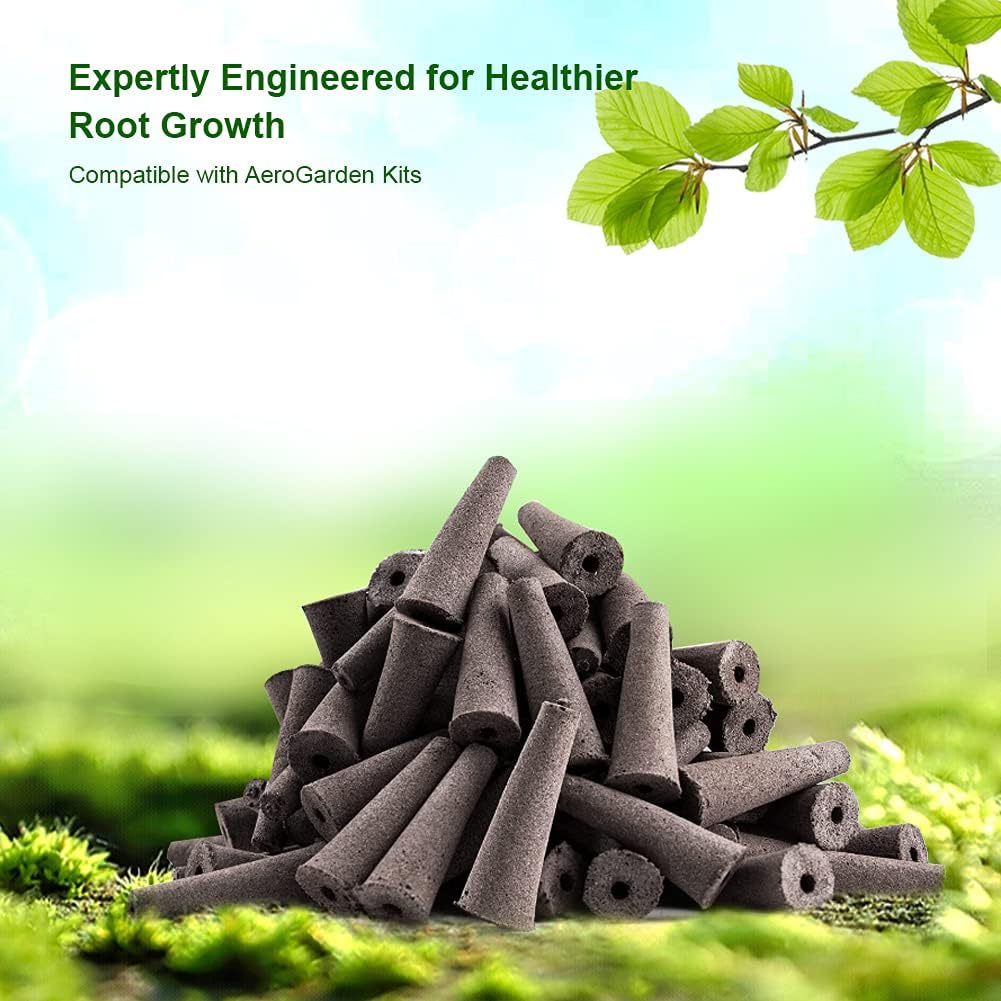 Grow Sponges, Starter Pods Compatible with Aero Garden,Refill Pods for Hydroponic Growing System (100pcs)