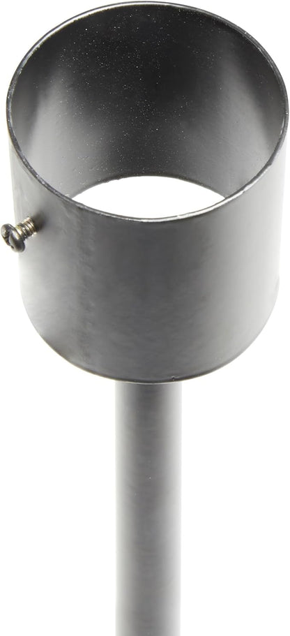 Alpine Corporation 31" Tall Outdoor Metal Gazing Globe Display Stand, Black