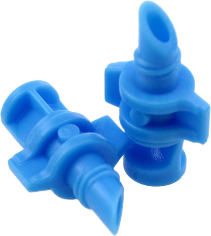 90Degree Micro Sprayer Garden Lawn Irrigation Spray Heads Micro Sprinkler Heads for Plant Irrigation Systems (90° Blue) 100pcs