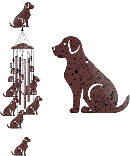 Dogs Wind Chimes Outdoor/Indoor Decoration - Dogs Wind Catcher, Music Wind Chimes, Dog Chimes, Blessing Wind Chime, Mobile Dog Wind Bells for Home, Balcony, Tree, Festival Garden Decor, Gifts for Mom