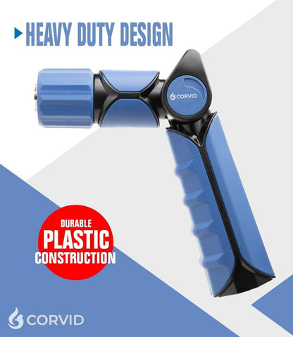 20-Pack Corvid Thumb Control Adjustable Nozzle - Heavy-Duty, Durable Plastic, 1-Pattern Spray for Watering, Cleaning, and More
