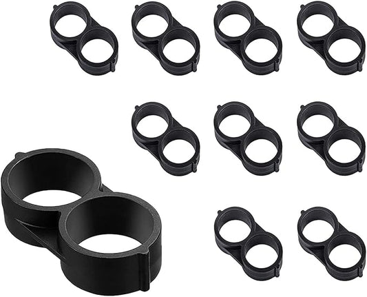 BEADNOVA Drip Irrigation Parts 10 Pcs 1/2 Inch Barbed End Caps Goof Plugs Fittings Drip Line Connectors for 1/2 Inch Irrigation Tubing Garden Watering System (10pcs)