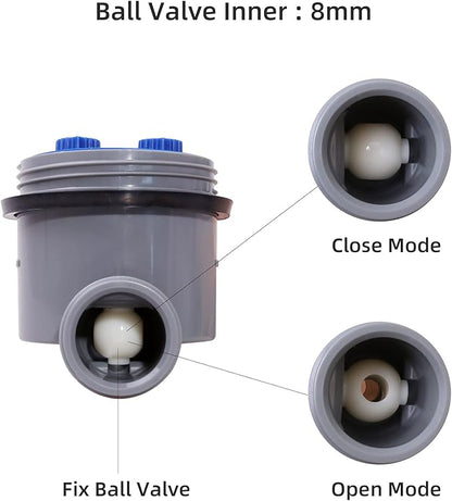 Sprinkler Water Timer Programmable Garden Zero Pressure Waterproof Irrigation Controller Hose Timer for Outdoor Lawns & Garden Blue