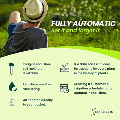 AI Smart Sprinkler Controller, 8-Zone WiFi Irrigation Controller for Indoor & Outdoor Use, DIY Garden & Lawn Watering Kit, App-Based Auto Watering