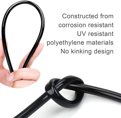 Legines 1500psi High Pressure System Parts, 3/8" OD High Pressure PE Tubing (65.6ft/20m)