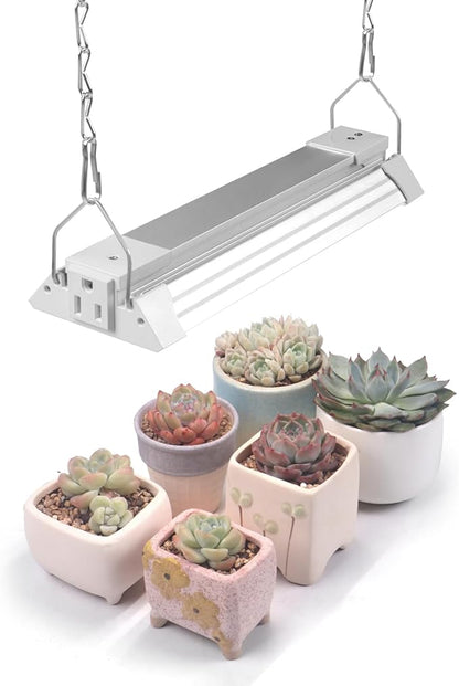 Barrina TX18 1FT Grow Light, 18W(90W Equivalent), High PPFD, 5000K Daylight Full Spectrum LED Grow Light Strip, Plant Light for Greenhouse Indoor Growing, Seedling with On/Off Switch, Linkable, 1 Pack