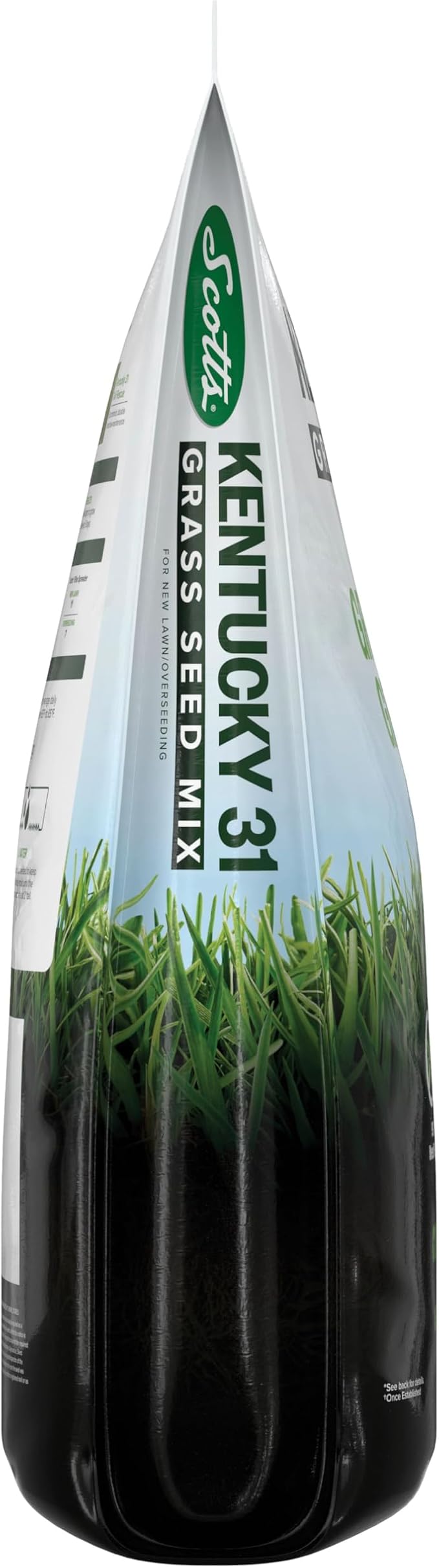 Scotts Kentucky 31 Grass Seed Mix for New Lawns or Overseeding, Grows Thicker and Greener vs. Other Kentucky 31 Mixes, Covers up to 10,000 sq. ft.
