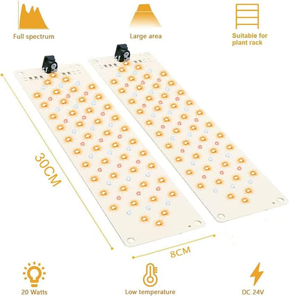 Grow Lights for Indoor Plants,Ultra-Thin Panel Grow Lamp,158LEDs Full Spectrum Grow Lights for Under Cabinet Plant, Grow Lamp with 3/9/12H Timer,10 Dimmable Levels for Plants Growing