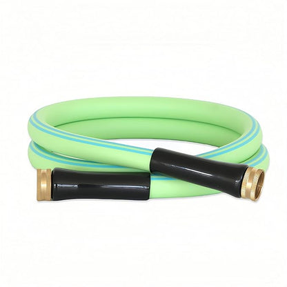 Atlantic Female to Female Heavy Duty Garden hose 6 ft x 5/8 Inch Green Color Short Leader Water Hose.