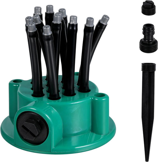 360 Degree Adjustable Garden Sprinkler Lawn Sprinklers for Yard Water Sprinkler for Lawn Flexible Angle Control Ideal for and Vegetable Garden Efficient Irrigation System (1)