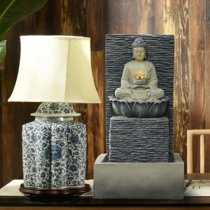 Outdoor Water Fountain Outside, Garden Fountain, Buddha Statue Outdoor/Indoor for Home, Buddha Decor & Gifts, Buddah, Buda, Budda, Buddhas, Chinese Decor & Gifts, Feng Shui