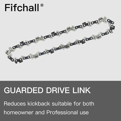 6 Inch Chainsaw Chain 3/8" LP Pitch .043" Gauge 28 Drive Links, 6" Replacement Chains Fit Milwaukee M12, 2527-20, Craftsman CMCCSL621D1, Remington, Kobalt R28-2 Chains