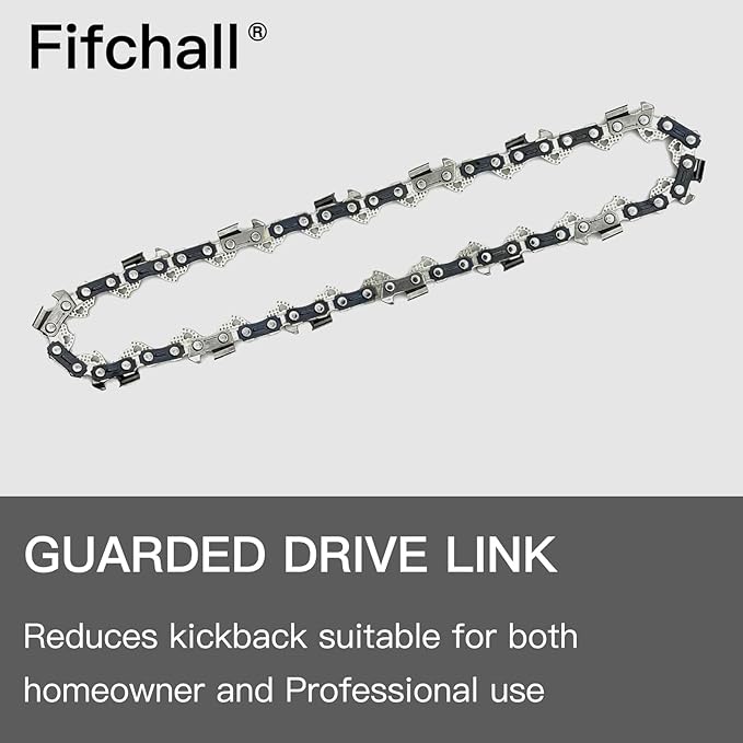 6 Inch Chainsaw Chain 3/8" LP Pitch .043" Gauge 28 Drive Links, 6" Replacement Chains Fit Milwaukee M12, 2527-20, Craftsman CMCCSL621D1, Remington, Kobalt R28-2 Chains