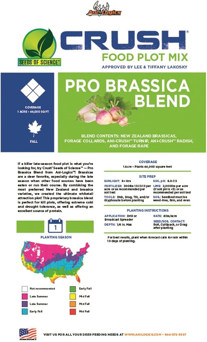 Ani-Logics Outdoors Seeds of Science Pro Brassica Blend (8)