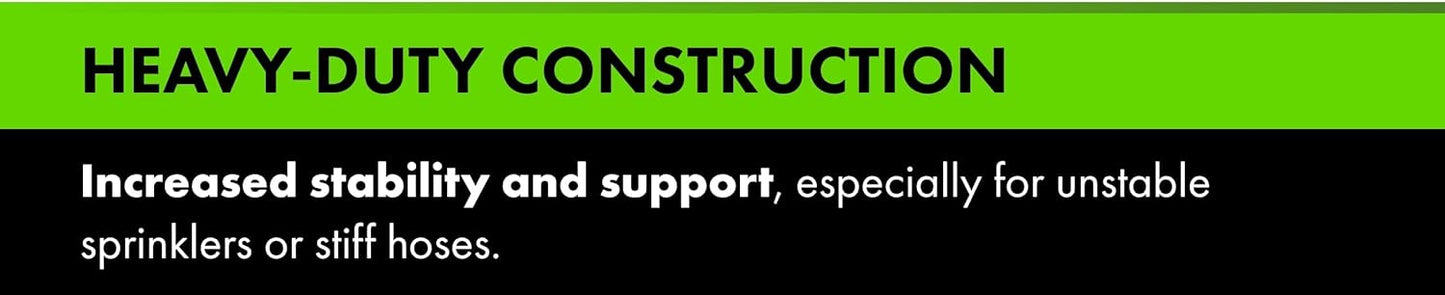 Yard Butler Step Spike Sprinkler Stand - Durable Gardening Supplies for Lawn Care - Sturdy Design & Dual Spikes for Sprinkler Stability - Water Lawn & Garden Evenly