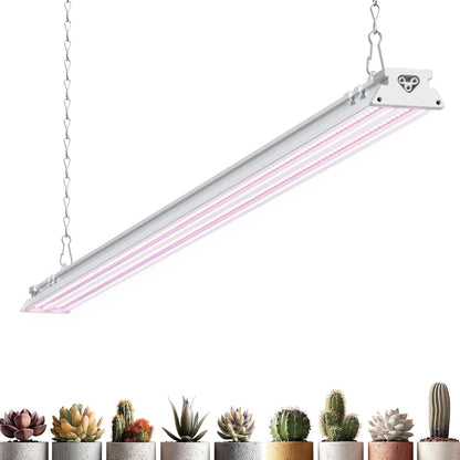Barrina TX-S60 4FT Grow Light for Indoor Plants, 60W(420W Equivalent), Full Spectrum, High PPFD, Super Bright, Linkable, Grow Lights for Seed Starting, Greenhouse, Vegetables with On/Off Switch 1 Pack