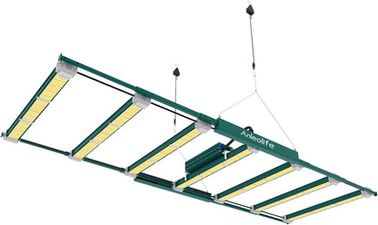 A ANLEOLIFE Stretchable LED Grow Lights with Samsung LM301H EVO Diodes 400W Full Spectrum Dimmable 3x5ft Coverage Bar Style Growing Lamp for Indoor/Tent Plants