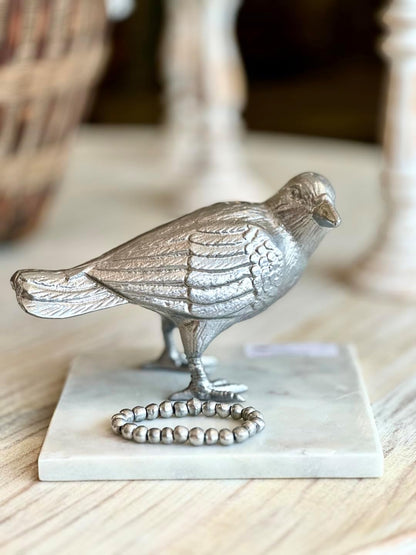 NACH Cast Iron Crow Statue, Head to Side Raven, Large Garden Statues, Crow Garden Sculpture, Bird Figurines Home Decor, Raven Decor, Antique Metal Bird Statue, 4 x 11 x 6.5 inches, JS-90-7115AM