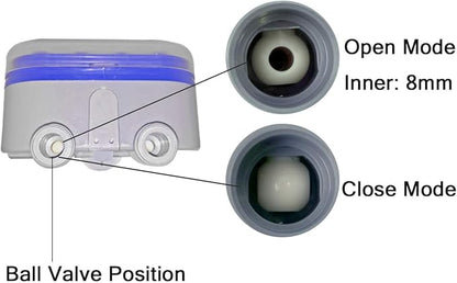 Dual Outlet Water Timer Irrigation Controller System, No Water Pressure Required