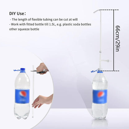 Plant Water Bottle for Hanging Plant 33oz with Long Spout Can Watering Bottle Squeeze for Succulents Bonsai House Plants Potted Flowers Shrubs | Indoor or Outdoor