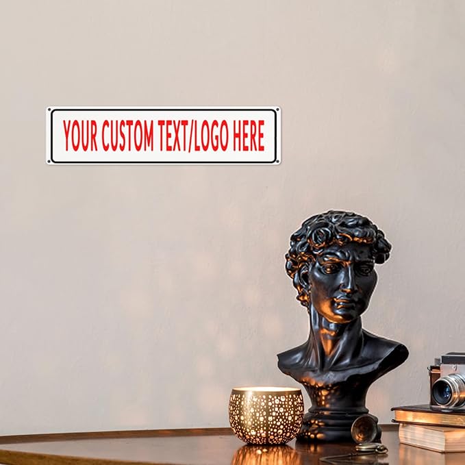 Custom Sign Personalized Custom Metal Sign, Customize For Office, Business, Workplace, Office, Home, Delivery Signs 4x16