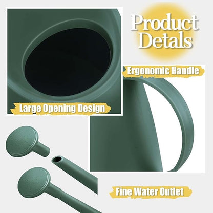 Watering Can for Indoor Plants, Small Watering Cans for House Plant Garden Flower, Long Spout Water Can for Outdoor Watering Plants 1. 8L 1/2 Gallon (Dark Green)